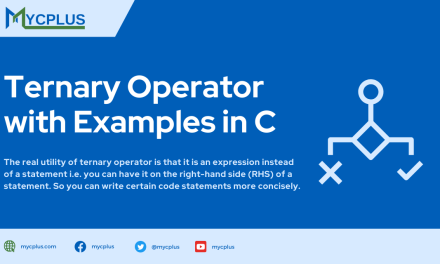 Ternary Operator with examples in C